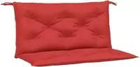 vidaXL Gartenbank-Auflagen 2 Stk. Rot 100x50x7 cm Oxford-Gewebe