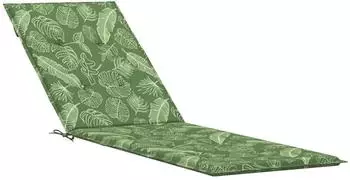 vidaXL Liegestuhl-Auflage Blattmuster Oxford-Gewebe (361381)