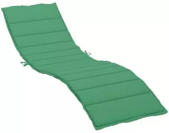 vidaXL Sonnenliegen-Auflage Grün 200x60x3cm Oxford-Gewebe (314208)
