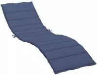vidaXL Sonnenliegen-Auflage Marineblau Oxford-Gewebe