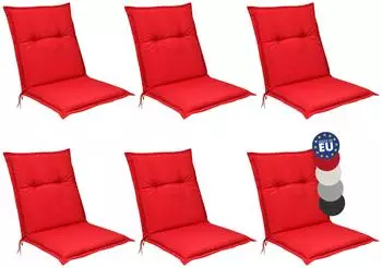 Beautissu Base NL Niederlehner 100x50x6cm Rot 6tlg