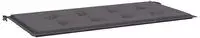 vidaXL Gartenbank-Auflage Anthrazit 120x50x4 cm Oxford-Gewebe