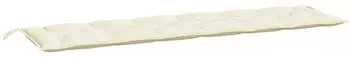 vidaXL Gartenbank-Auflage Creme 200x50x7cm Oxford-Gewebe (361642)
