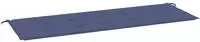 vidaXL Gartenbank-Auflage Marineblau 150x50x4 cm Oxford-Gewebe