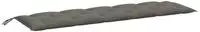 vidaXL Gartenbank-Auflage Melange Dunkelgrau 180x50x7 cm Stoff