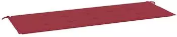 vidaXL Gartenbank-Auflage Weinrot 150x50x4cm Oxford-Gewebe (314086)