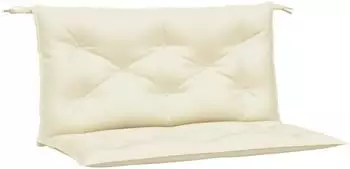 vidaXL Gartenbank-Auflagen 2 Stk. Creme 100x50x7cm Oxford-Gewebe (361661)