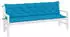 vidaXL Gartenbank-Auflagen 2 Stk. Hellblau 200x50x7cm Oxford-Gewebe (361739)