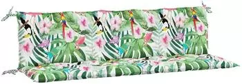 vidaXL Gartenbank-Auflagen 2 Stk. Mehrfarbig Oxford-Gewebe (361730)