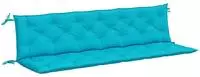 Gartenbank-auflagen 2 Stk. T&uuml;rkis 200x50x7 Cm Stoff Vidaxl