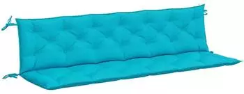 vidaXL Gartenbank-Auflagen 2 Stk. Türkis 200x50x7cm Stoff (361753)