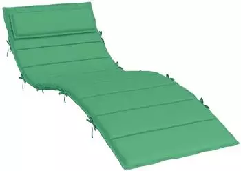 vidaXL Sonnenliegen-Auflage Grün 180x60x4cm Oxford-Gewebe (361857)