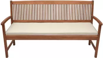 Beautissu Base BK Bankauflage 100x48x5cm Natur