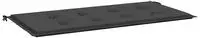 vidaXL Gartenbank-Auflage Schwarz 120x50x4 cm Oxford-Gewebe