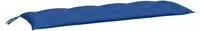 vidaXL Gartenbank-Auflagen 2 Stk. Blau 150x50x7 cm Oxford-Gewebe