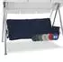 Beautissu Flair HS Hollywoodschaukelauflage 180x50x8cm