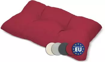 Beautissu Xluna Loungekissen R&uuml;cken 50x40x12cm Rot