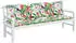 vidaXL Gartenbank-Auflagen 2 Stk. Mehrfarbig 200x50x7cm Stoff (361749)
