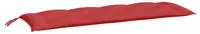 vidaXL Gartenbank-Auflagen 2 Stk. Rot 150x50x7 cm Oxford-Gewebe