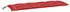 vidaXL Gartenbank-Auflagen 2 Stk. Rot 150x50x7cm Oxford-Gewebe (361703)