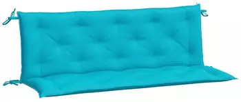 vidaXL Gartenbank-Auflagen 2 Stk. Türkis 150x50x7cm Stoff (361715)