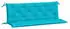 vidaXL Gartenbank-Auflagen 2 Stk. Türkis 150x50x7cm Stoff (361715)