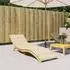 vidaXL Sonnenliegen-Auflage Beige 200x70x3cm Oxford-Gewebe (314221)