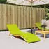 vidaXL Sonnenliegen-Auflage Hellgrün 200x60x3cm Oxford-Gewebe (314214)