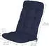 Beautissu Flair HL Hochlehner 120x50x8cm Dunkelblau 8tlg