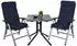 Beautissu Flair HL Hochlehner 120x50x8cm Dunkelblau 8tlg