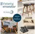 Beautissu HighLux SK Stuhlkissen 40x40x8cm Anthrazit 4tlg