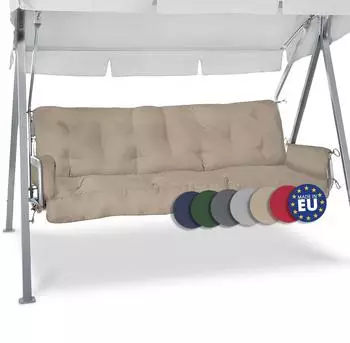 Beautissu Flair HS Hollywoodschaukelauflage 180x50x8cm Natur