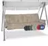 Beautissu Flair HS Hollywoodschaukelauflage 180x50x8cm