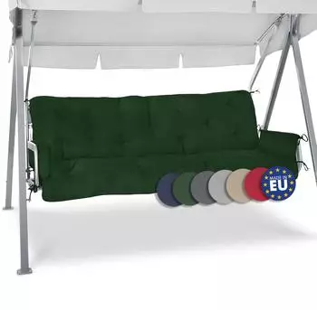 Beautissu Flair HS Hollywoodschaukelauflage 180x50x8cm Dunkelgr&uuml;n