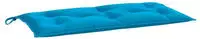 vidaXL Gartenbank-Auflage Hellblau 110x50x7 cm Oxford-Gewebe