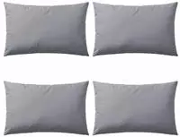 vidaXL Gartenkissen 4 Stk. 60 x 40 cm Grau