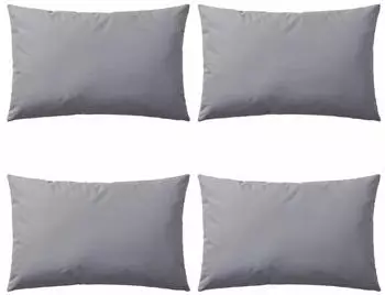 vidaXL Gartenkissen 4 Stk. 60x40cm Grau (132305)