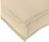 vidaXL Palettenkissen Beige 120x40x8cm Oxford-Stoff