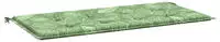 vidaXL Gartenbank-Auflage Blattmuster 120x50x4 cm Oxford-Gewebe
