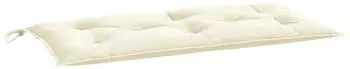 vidaXL Gartenbank-Auflage Creme 100x50x7cm Oxford-Gewebe (361566)
