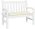 vidaXL Gartenbank-Auflage Creme 100x50x7cm Oxford-Gewebe (361566)