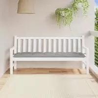 vidaXL Gartenbank-Auflage Grau 180x50x7 cm Oxford-Gewebe