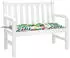 vidaXL Gartenbank-Auflage Mehrfarbig 110x50x7cm Stoff (361825)