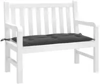 vidaXL Gartenbank-Auflage Melange Anthrazit 100x50x7 cm Stoff
