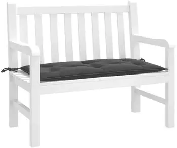 vidaXL Gartenbank-Auflage Melange Anthrazit 100x50x7cm Stoff (4002530)