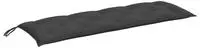vidaXL Gartenbank-Auflage Melange Anthrazit 150x50x7 cm Stoff