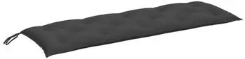 vidaXL Gartenbank-Auflage Melange Anthrazit 150x50x7cm Stoff (4002552)