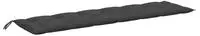 vidaXL Gartenbank-Auflage Melange Anthrazit 200x50x7 cm Stoff
