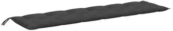 vidaXL Gartenbank-Auflage Melange Anthrazit 200x50x7cm Stoff (4002574)