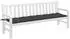 vidaXL Gartenbank-Auflage Melange Anthrazit 200x50x7cm Stoff (4002574)